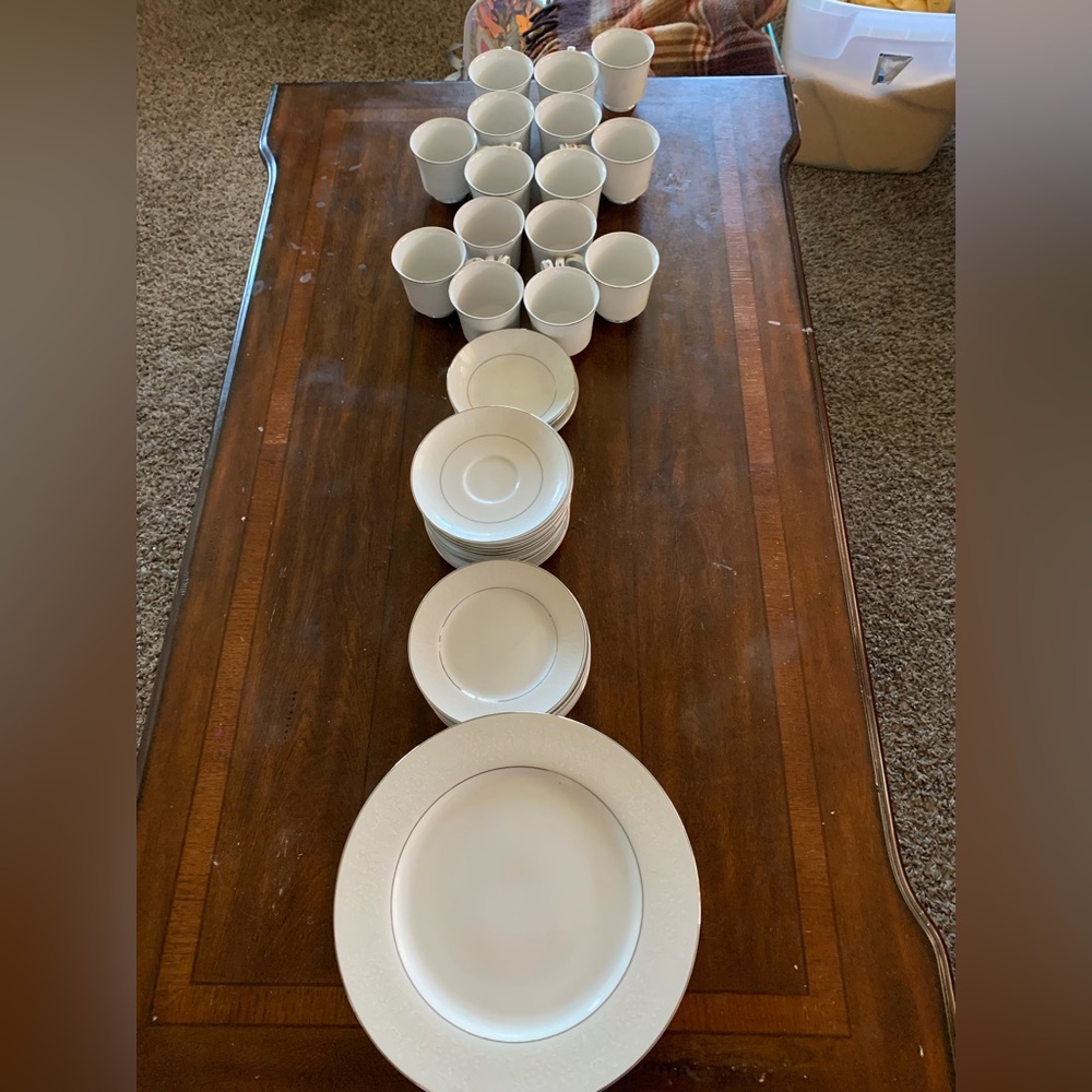 Vintage 51pc. Crown Victorian Lovelace Fine China
